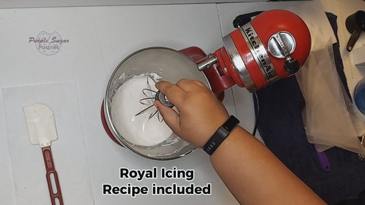 DIY Sprinkle Template Kit with Royal Icing Recipe and Video Tutorial